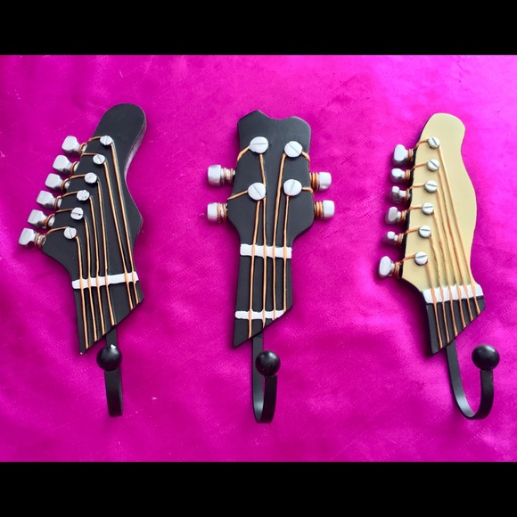 Other - 🎸Guitar Accessory Wall Hooks - Set of 3 - New🎸